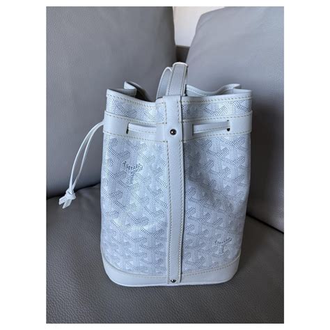 goyard sac seau petit flot price|Goyard Sac Seau Petit Flot Toile Blanc ref.291914 .